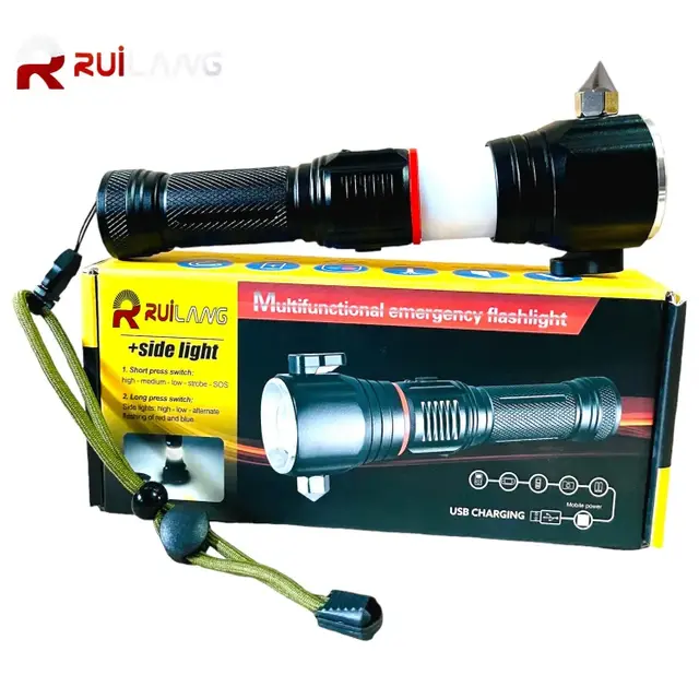 Imported Waterproof 1km Long Range Zoomable LED Rechargeable 